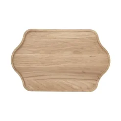 Broste Copenhagen Edgar tray S 18x23 cm, Natural Beige Hot
