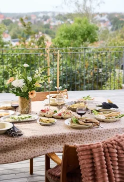 Sagaform Edith tablecloth 150x280 cm, Mixed Beige Online