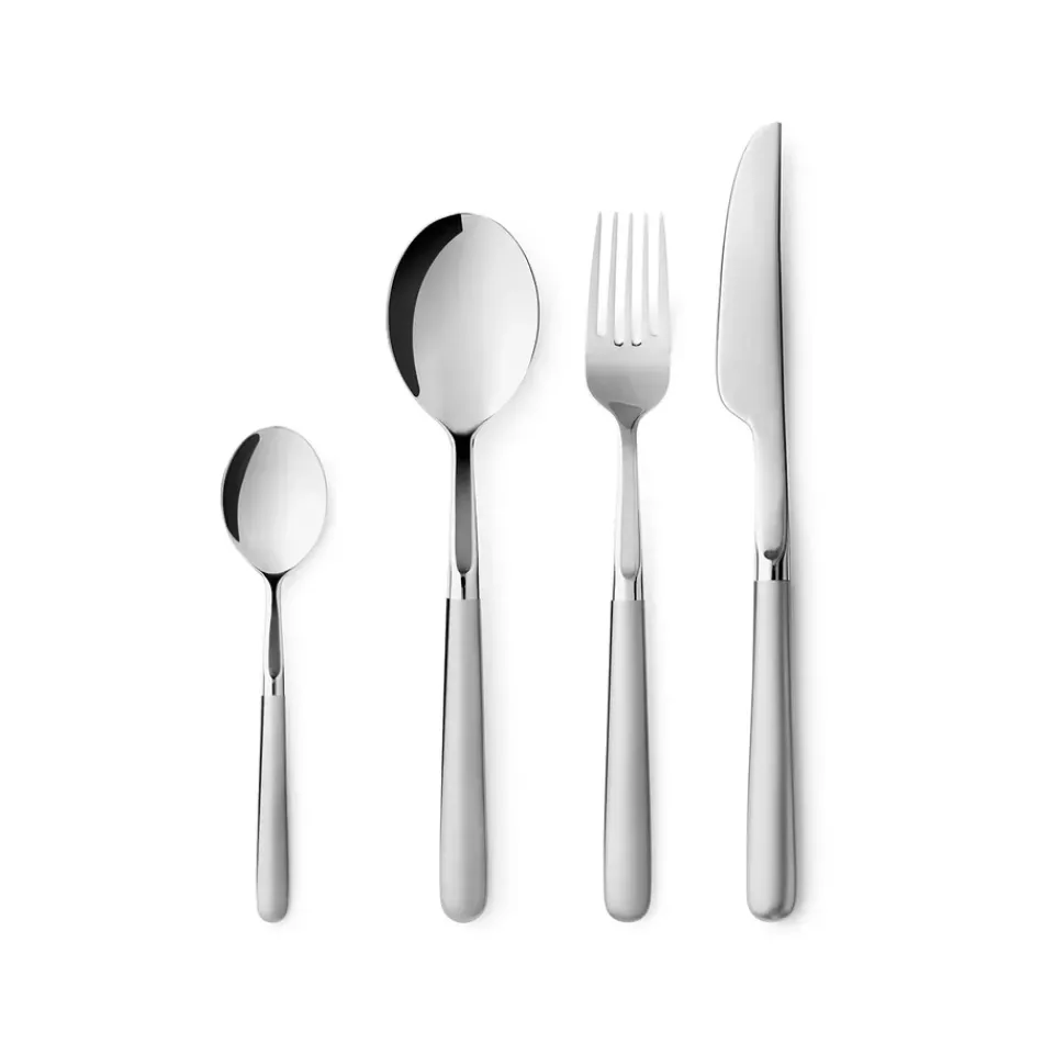 Gense Ehra cutlery, 16 pieces Silver-coloured
