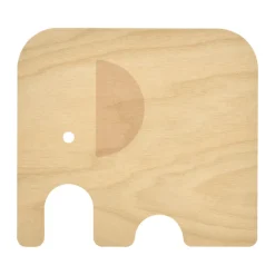 Muurla Elephant glass coaster 11x10 cm, Blue Sale