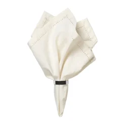 Broste Copenhagen Elin fabric napkin 45x45 cm, Off White Clearance