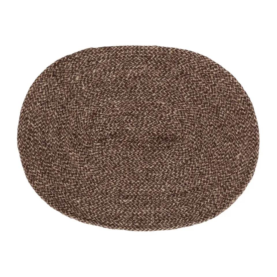 Dixie Ella placemat oval, Brown