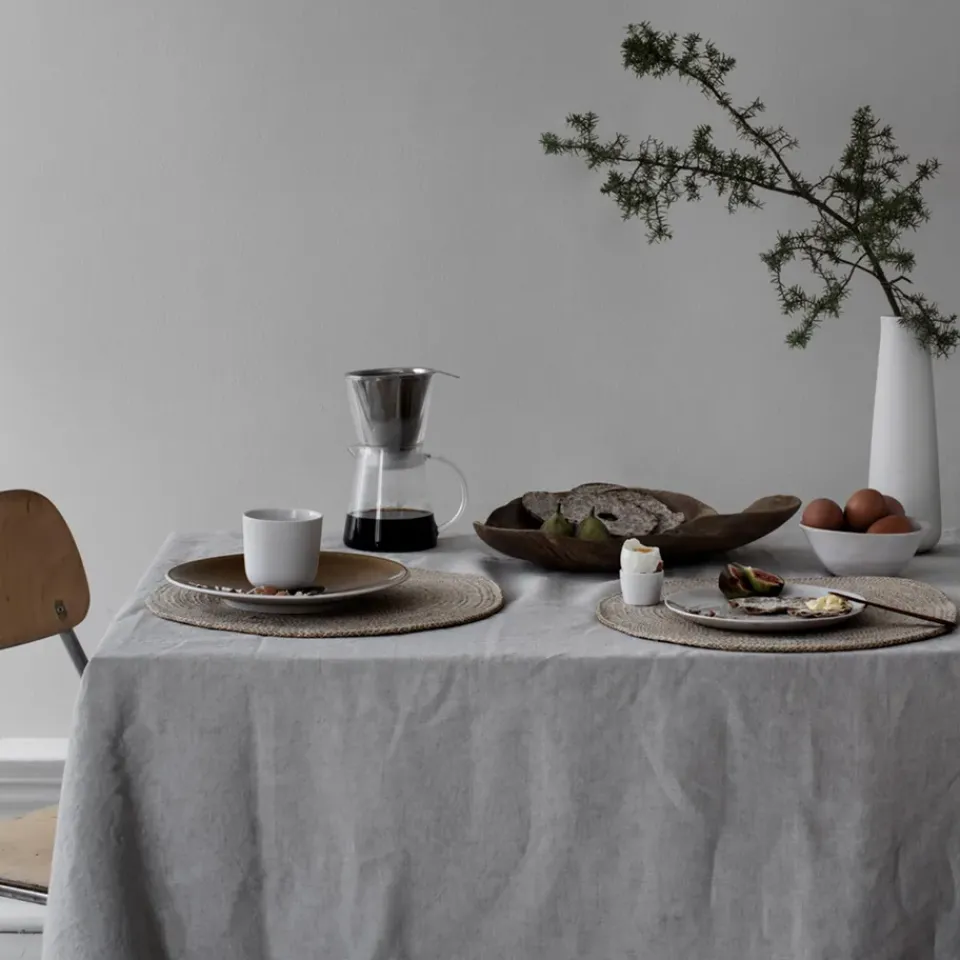 Dixie Ella platemat Ø38 cm, nature Beige Hot