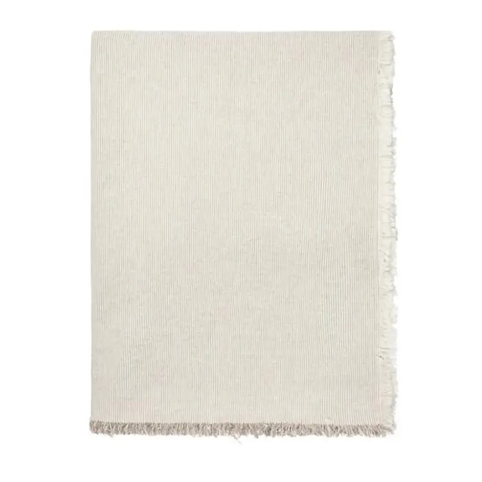 Broste Copenhagen Elouise tablecloth 160x200 cm, Gray Grey Best