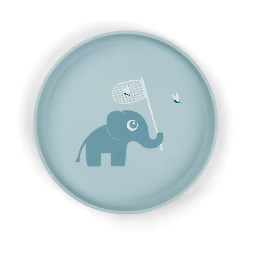 Done by deer Elphee foodie children's plate Ø20 cm, Blue Sale