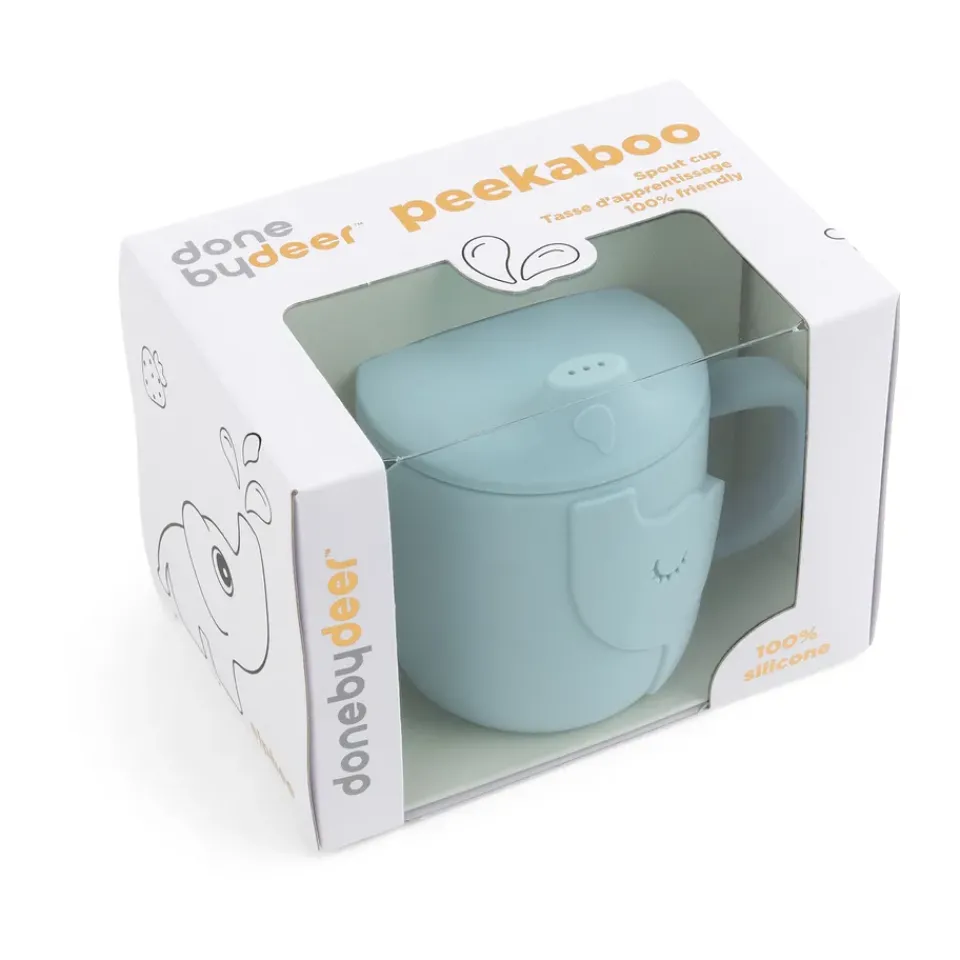 Done by deer Elphee Peekaboo sippy cup 120 ml, Blue Sale