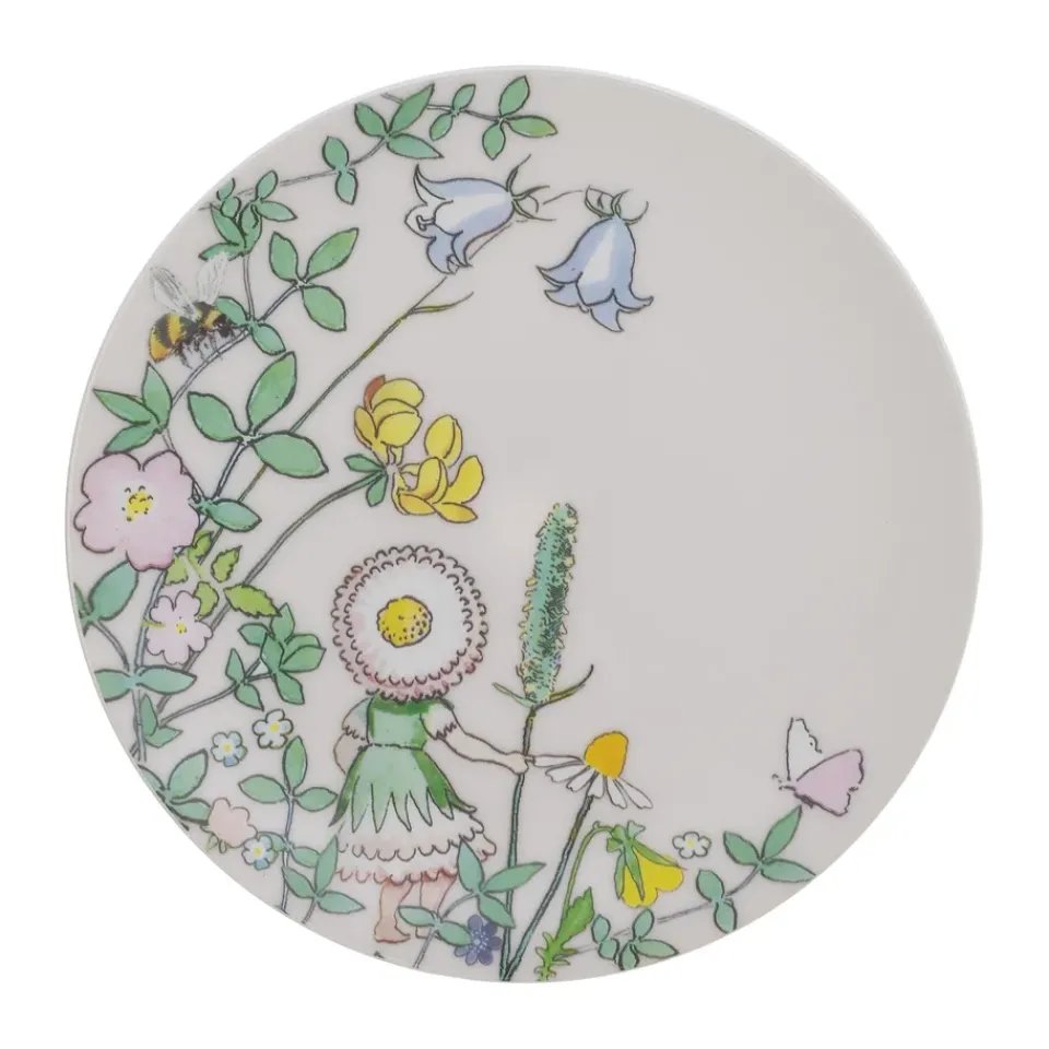 Rätt Start Elsa Beskow Blomsterfesten plate Ø20 cm, Multi Clearance