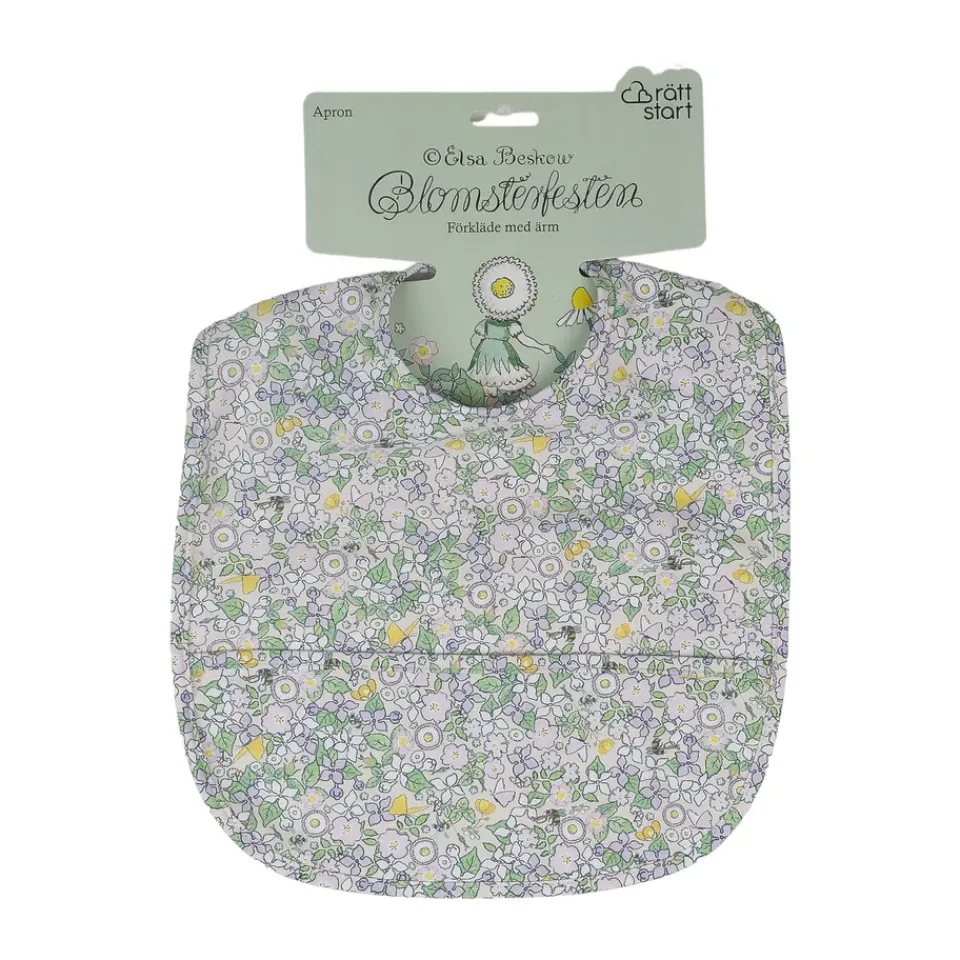 Rätt Start Elsa Beskow Blomsterfesten bib, Multi Outlet