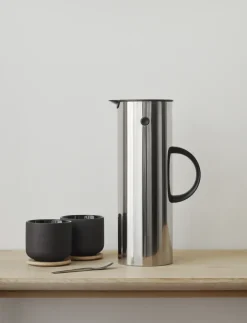 Stelton EM77 vacuum jug 1 l, stainless steel Silver-coloured