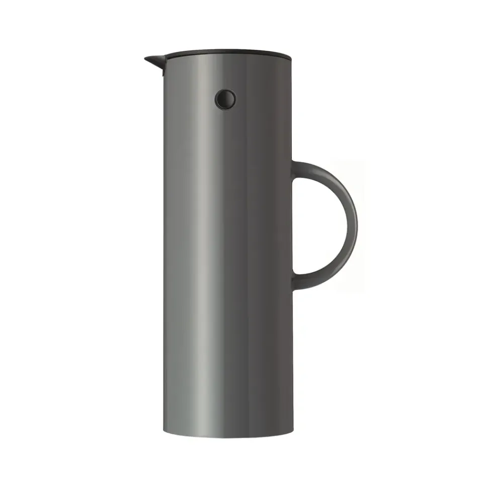 Stelton EM77 vacuum jug 1 l, granite shiny Grey New