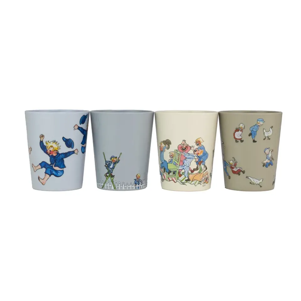 Rätt Start Emil i Lönneberga collectible cups 15 cl 4-pack, Multi Outlet