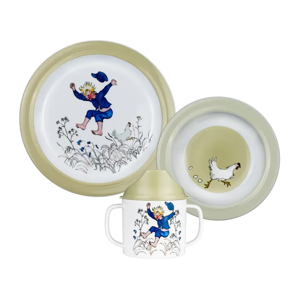Rätt Start Emil in Lönneberga kids’ dinnerware set, 3 parts White Clearance