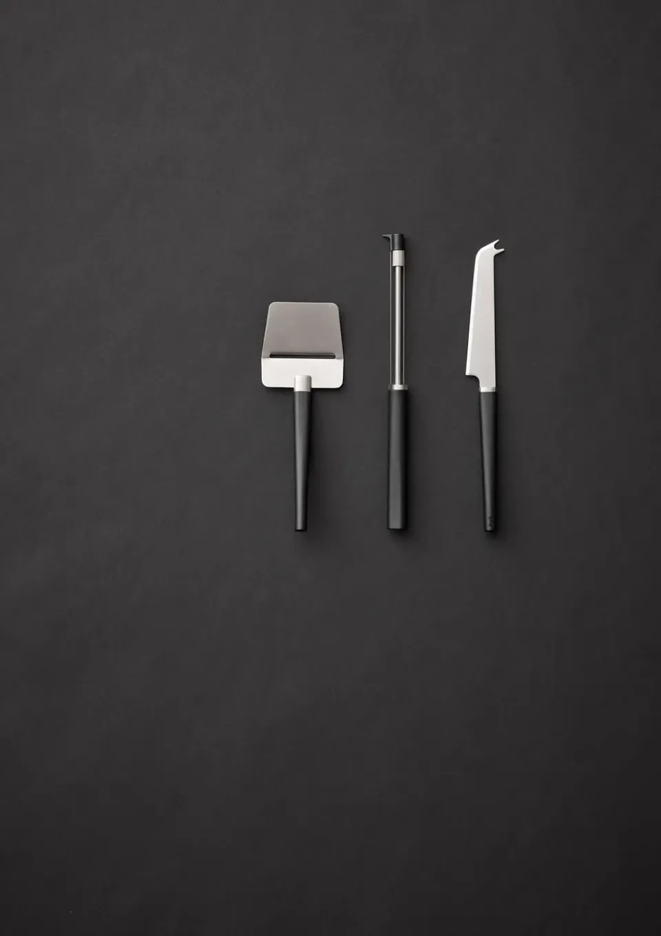Rosti Emma cheese set 3 pieces, Black Clearance