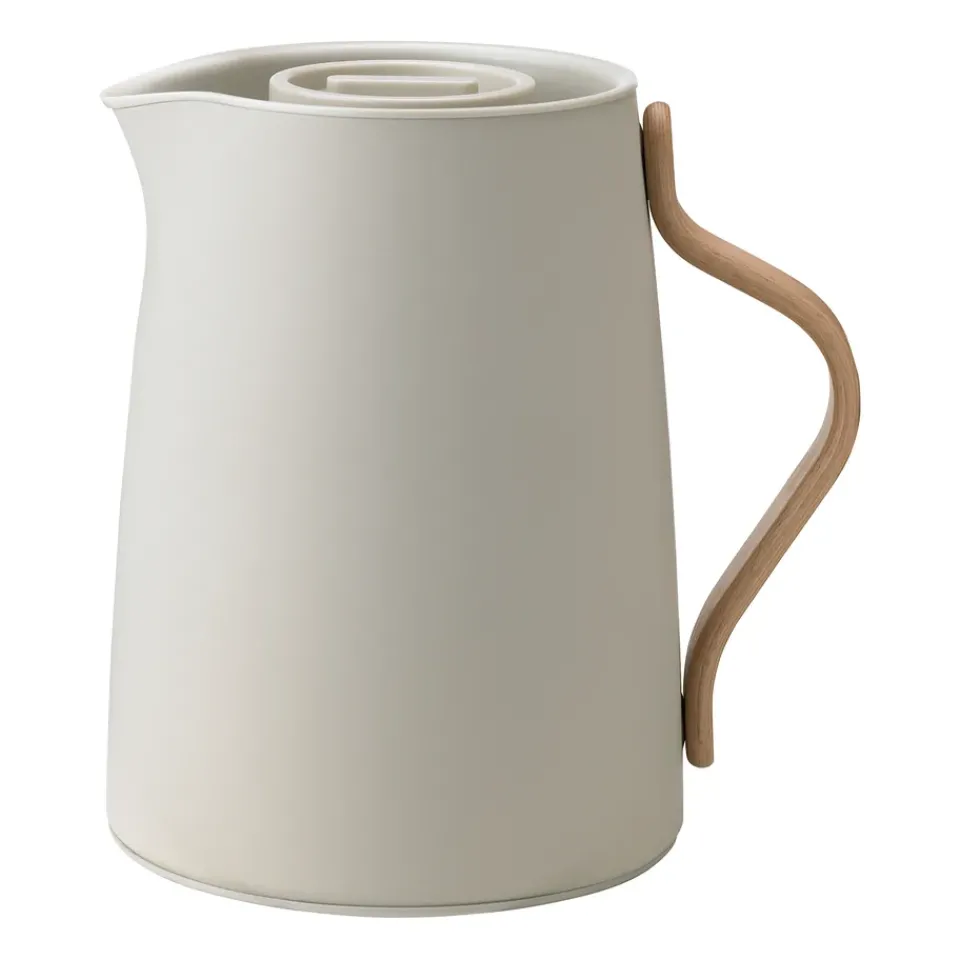 Stelton Emma tea vacuum jug, Soft sand BeigeBrown Outlet