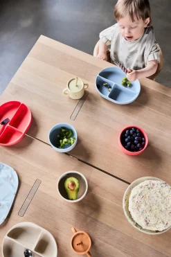 OYOY Enkei suction children's plate, Cherry Red Sale