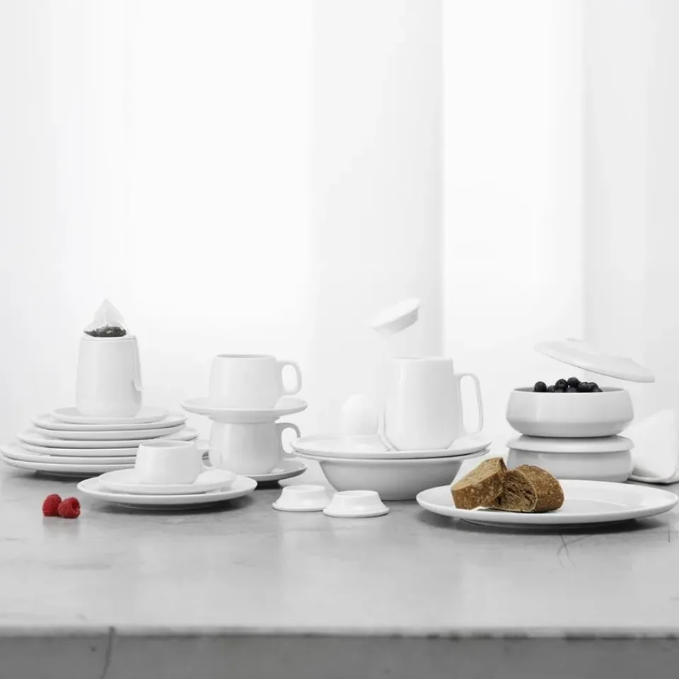 Aida ENSO plate, 19 cm White