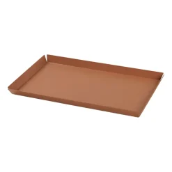 Broste Copenhagen Erika tray 21x33 cm, Meerkat camel Brown Outlet