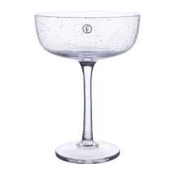 ERNST coupe glass bubbly glass 20 cl 2-pack, Clear Transparent Online