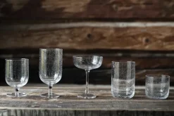 ERNST coupe glass bubbly glass 20 cl 2-pack, Clear Transparent Online