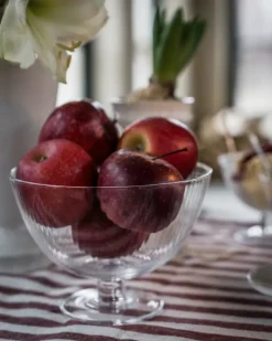 ERNST glass bowl with foot, Ø16.5 cm Transparent