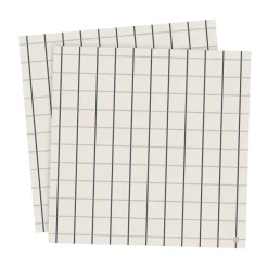 ERNST napkin large checkered 33x33 cm 20-pack, Beige-blue BeigeBlue Discount
