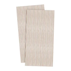 ERNST napkin striped 10x20 cm 20-pack, Kola white BrownWhite