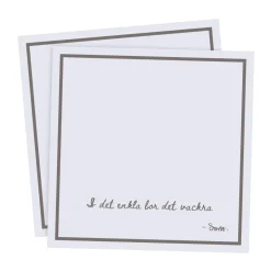ERNST napkin with citat I det enkla 20-pack, Light Grey New