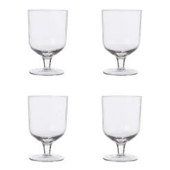 ERNST snaps glass 4-pack, Clear Transparent Online