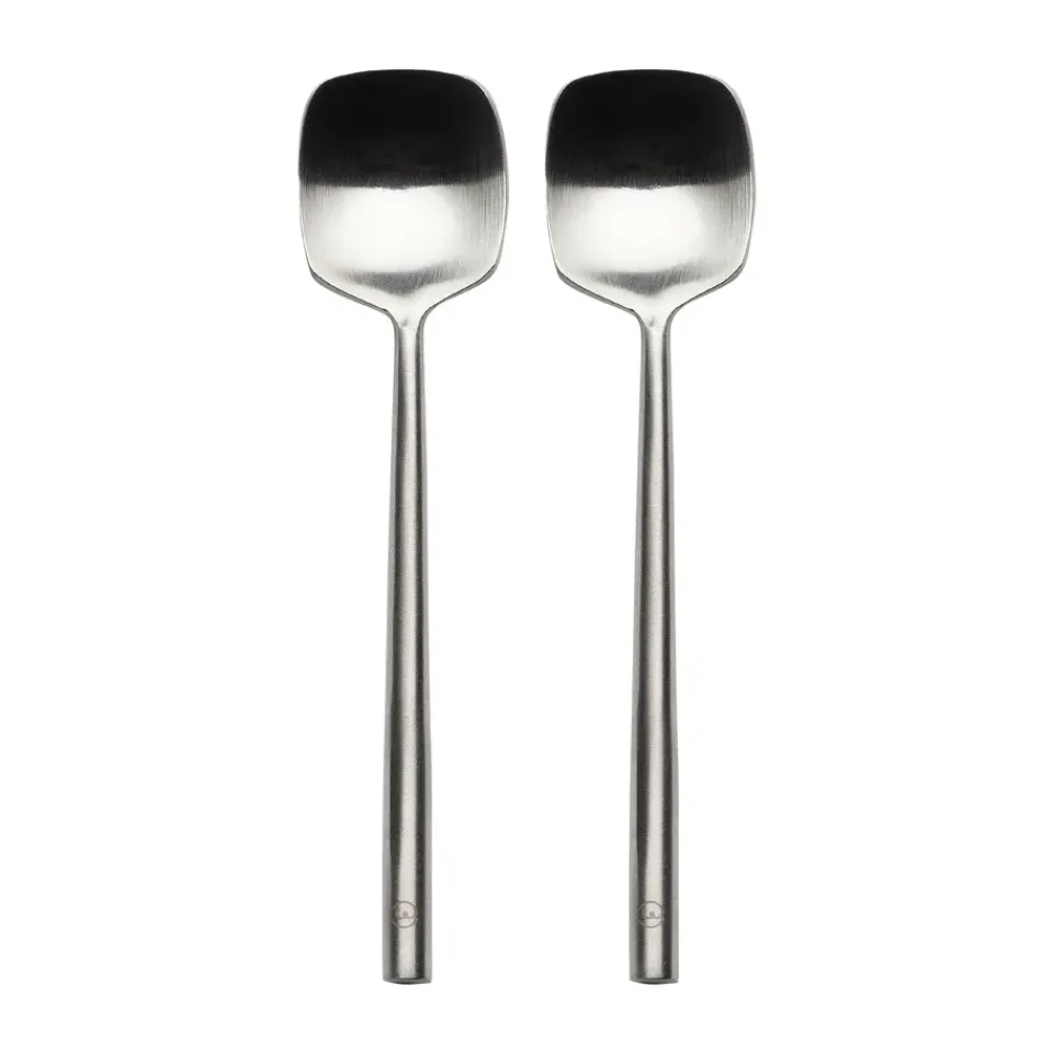 ERNST teaspoon 2-pack, Stainless steel Silver-coloured Outlet