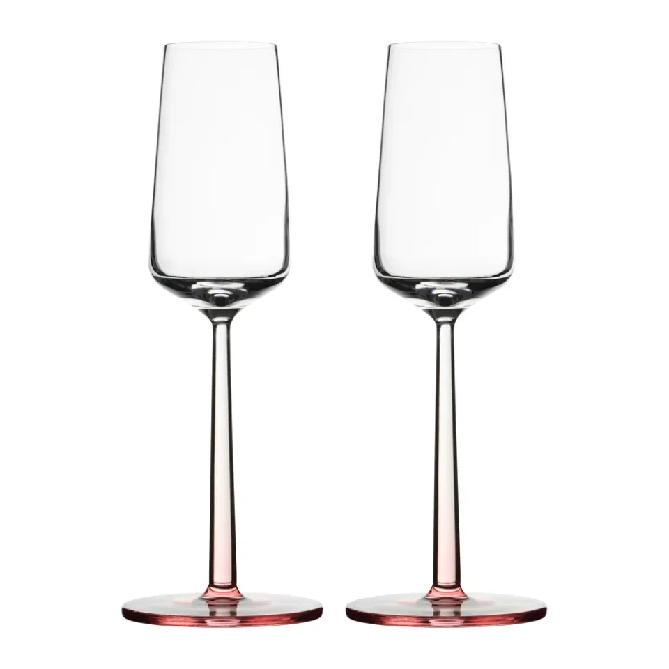 Iittala Essence champagne glass 2-pack, Ros, 21 cl Pink Outlet
