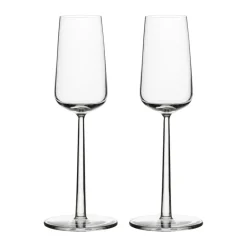 Iittala Essence champagne glass 2-pack, clear 2-pack Transparent
