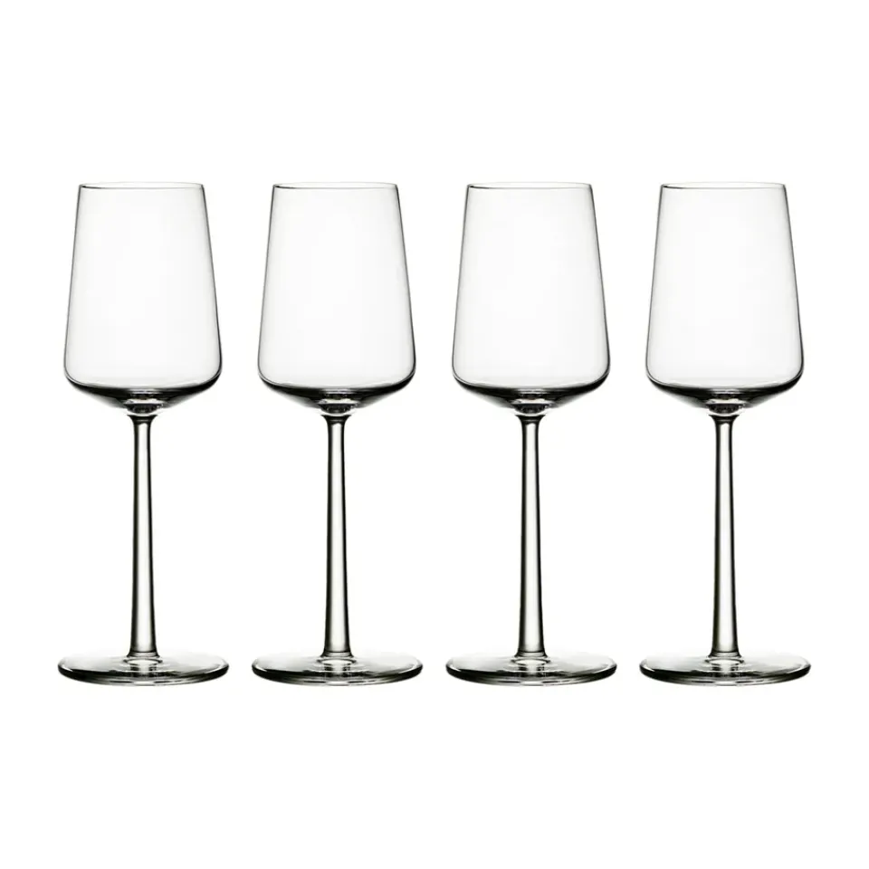 Iittala Essence white wine glass 4-pack, 33 cl Transparent Discount