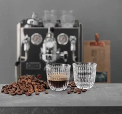 Nachtmann Ethno Barista Espresso glass 9 cl 2-pack, Clear Transparent