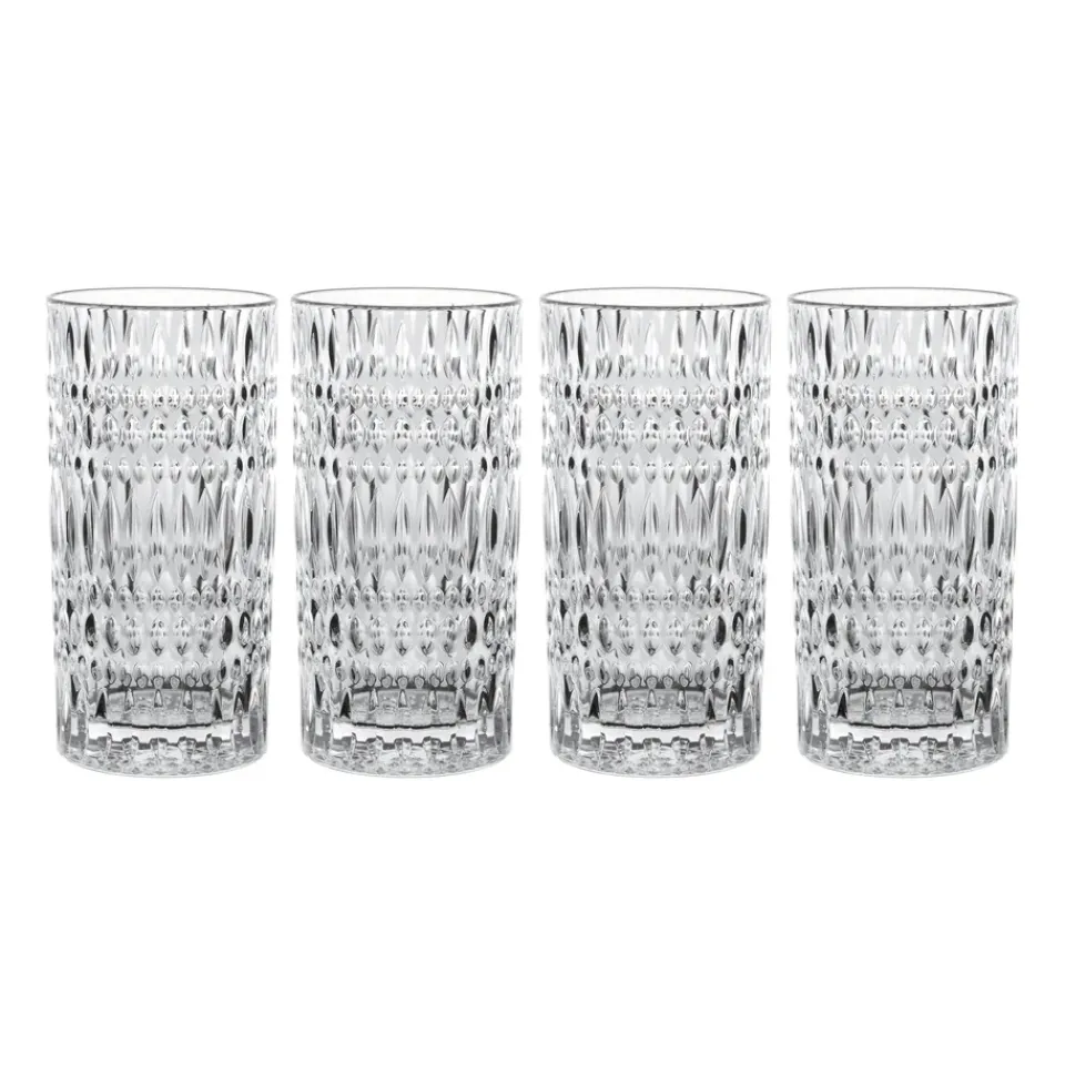 Nachtmann Ethno long drinking glass 43.4 cl 4-pack, Clear Transparent Online