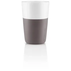 Eva Solo cafe latte mug 2 pack, Elephant grey Pink