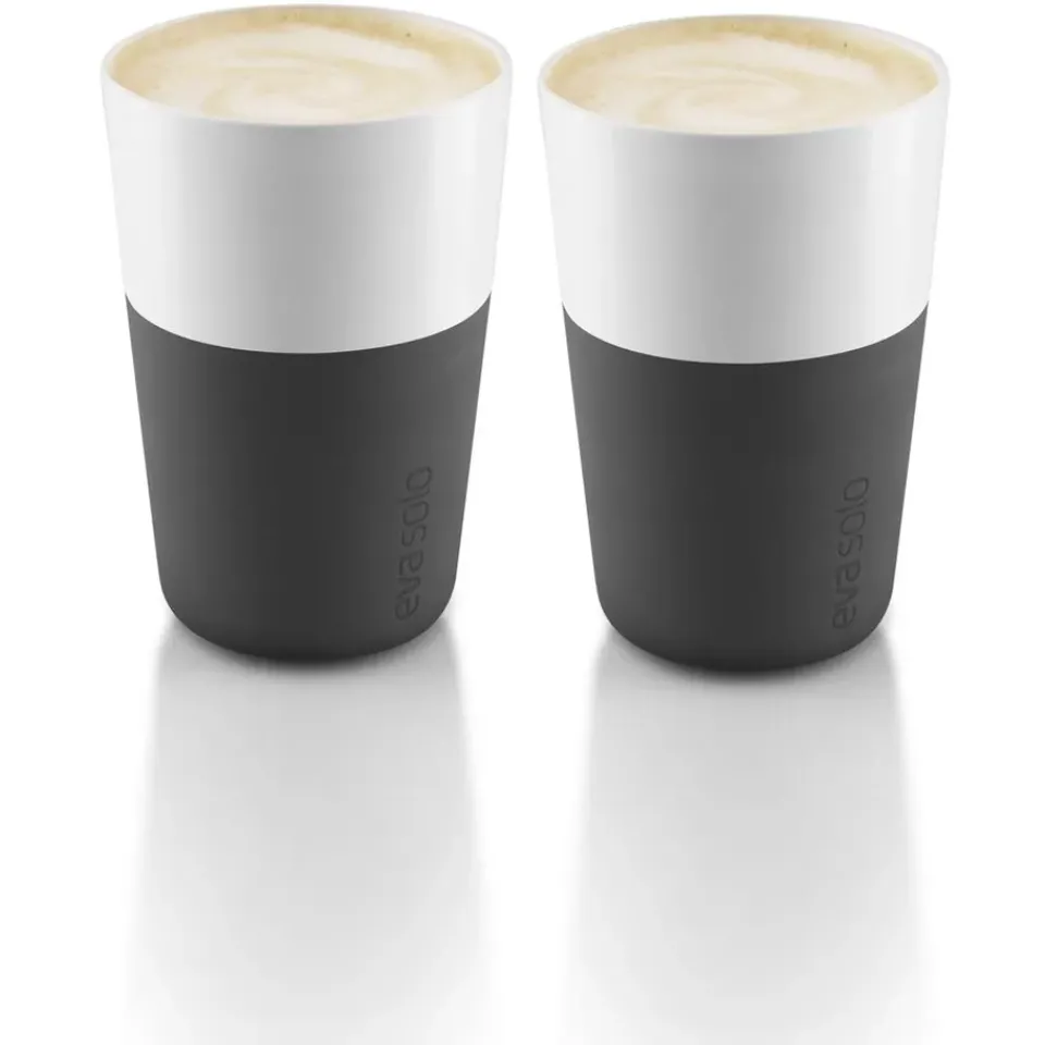 Eva Solo cafe latte mug 2 pack, Black New