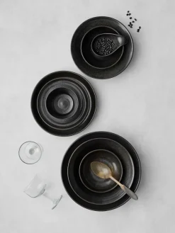 Tell Me More Fenix serving bowl medium Ø23.5 cm, Brown-black BrownBlack Hot