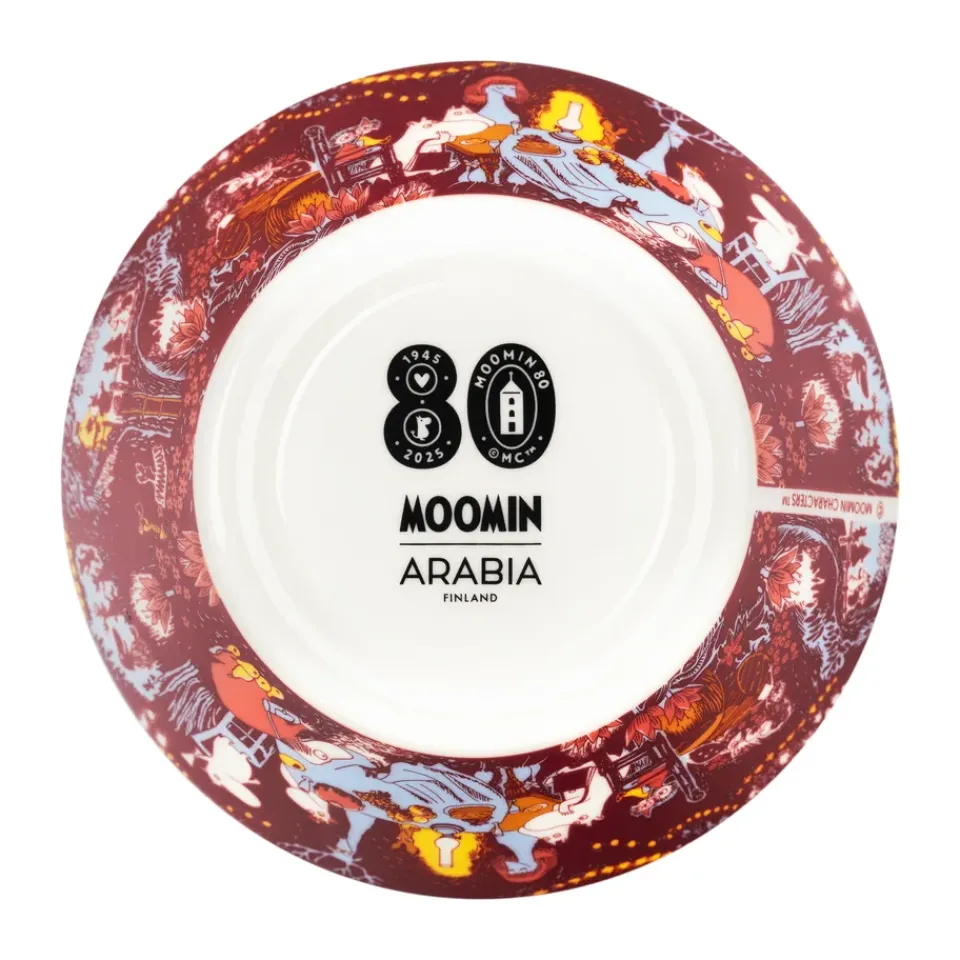 Moomin Arabia Festive Moments Moomin bowl, Ø15 cm Red Best