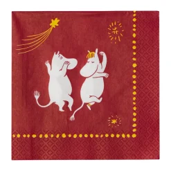 Moomin Arabia Festive Moments Moomin Paper Napkin 33x33 cm, 20-pack Red Sale