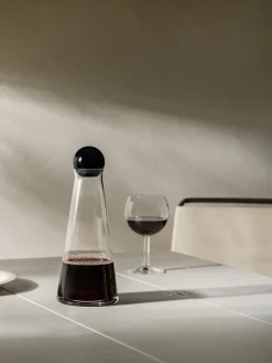 Design House Stockholm Fia carafe, black BlueTransparent Best