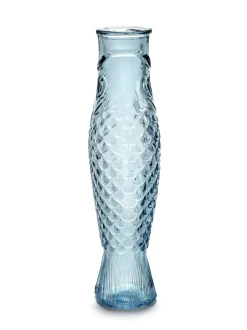 Serax Fish & Fish glass bottle 85 cl, Light Blue Outlet