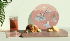 Opto Design Fiske Moomin summer 2022 coaster 4-pack, Pink PinkMulti Best