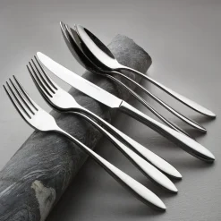 Hardanger Bestikk Fjord cutlery set, 24 pcs Silver-coloured Sale