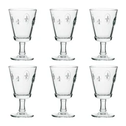 La Rochère Fleur de Lys wine glass 24 cl 6-pack, Clear Transparent Discount