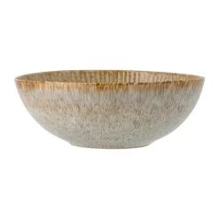 Bloomingville Fleur salad bowl Ø27 cm, Natural BeigeGreen Hot