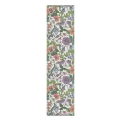 Ekelund Linneväveri Flora runner, 35x140 cm Multi Discount