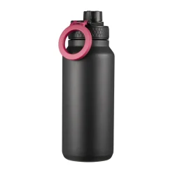 Dorre Flory double-wall water bottle with mobile magnet 0.9 L, -purple Black Clearance