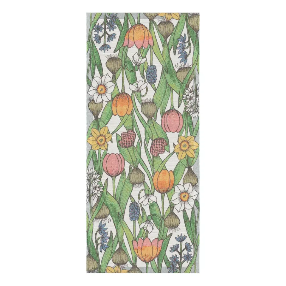 Ekelund Linneväveri Flower bulbs runner, 35x80 cm Multi Sale
