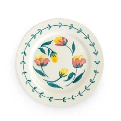 Mateus Flowers tulips dinner plate Ø28 cm, White WhiteMulti Best