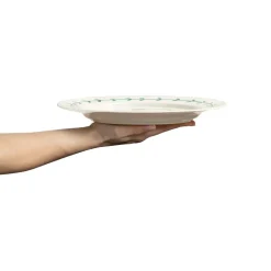 Mateus Flowers tulips dinner plate Ø28 cm, White WhiteMulti Best